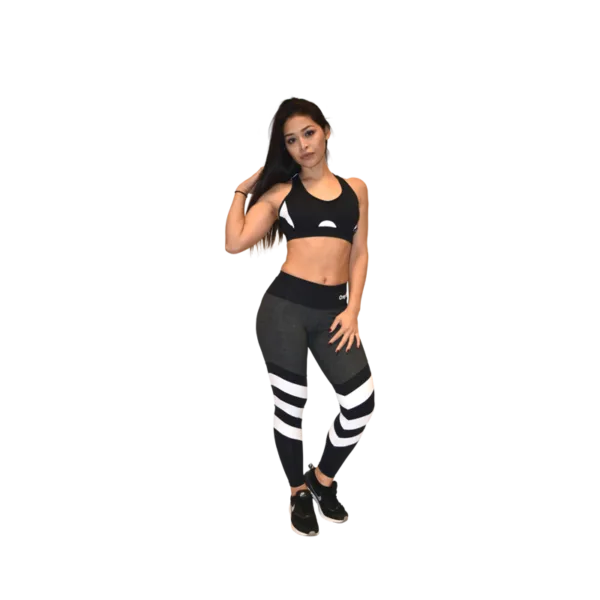 Slim fit black sports dress