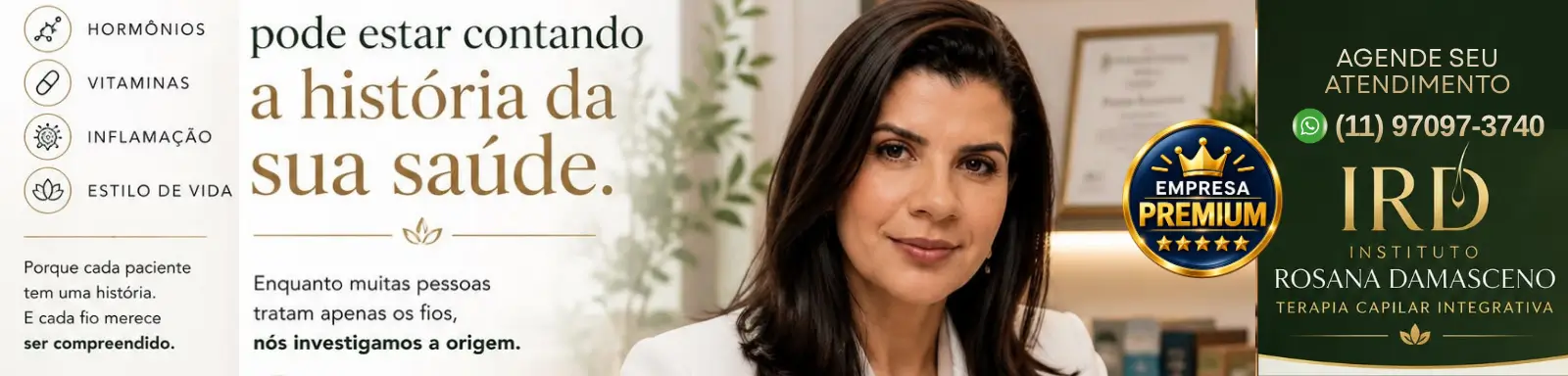Dra. Rosana Damasceno | Especialista em Queda Capilar e Terapia Capilar