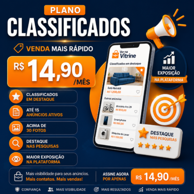 Plano Classificados Ver na Vitrine